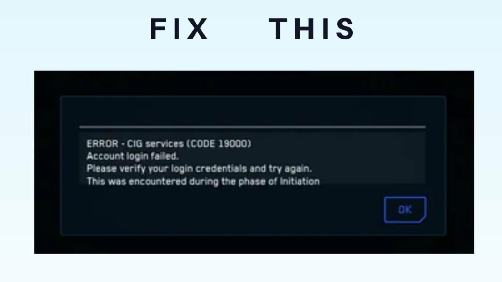 Troubleshooting Guide - How To Fix Star Citizen Error Code 19000!