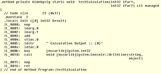 Source Code To Msil